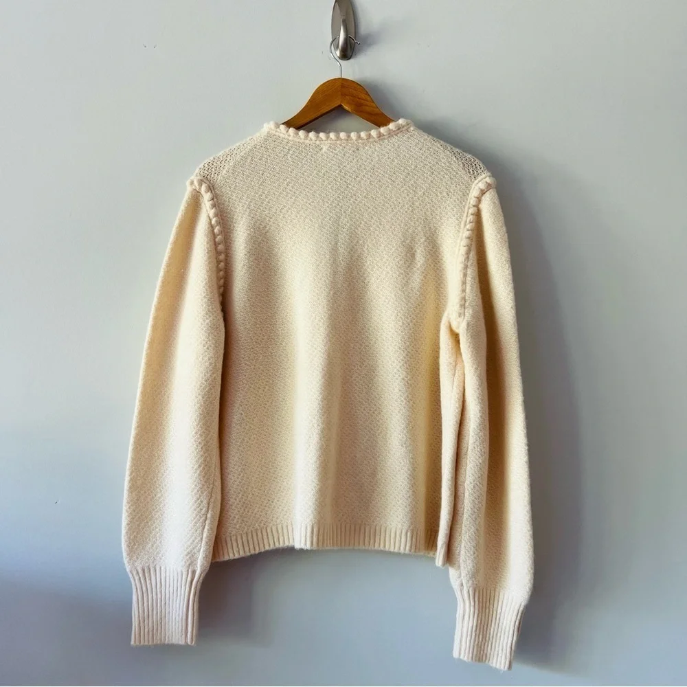New J.Crew Odette sweater lady jacket with jewel buttons Size Large​​​